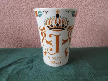 Beker inhuldiging Juliana 1948 beschikbaar voor biedingen