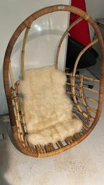 Egg stoel hangstoel Sissy Boy, Huis en Inrichting, Fauteuils, Ophalen, Riet of Rotan, 75 tot 100 cm, Zo goed als nieuw