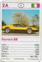 Kw4680 autokaartje ferrari bb ( 2a ), Verzenden, Zo goed als nieuw, Auto's