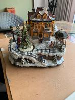 Lemax kerst huis met prieeltje, zonder doos, Ophalen of Verzenden, Gebruikt