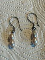 Parel Oorbellen Zilver ( in Hilversum ), Ophalen of Verzenden, Roze, Zilver, Hangers