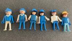 Playmobil poppetjes vintage mixkleur met blauw, Ophalen of Verzenden, Los playmobil