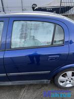 OPEL ASTRA G Blauw Z21B links achter deur portier 1997-2004, Ophalen of Verzenden, Gebruikt, Opel, Deur