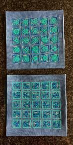 Borduurwerk, bloem, ster, vintage, prijs per set, Hobby en Vrije tijd, Borduren en Borduurmachines, Ophalen, Gebruikt, Handborduren