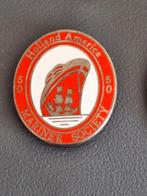 Scheepvaart: Holland America Line, Emaille, 50 Cruises, Verzamelen, Speldjes, Pins en Buttons, Verzenden, Zo goed als nieuw, Merk