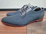 Floris van Bommel herenschoenen maat 45 / 10.5 nieuwstaat, Blauw, Floris van Bommel, Ophalen of Verzenden, Zo goed als nieuw