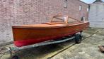 Houten taxi boot opknap project, Ophalen, Gebruikt, Binnenboordmotor, 30 tot 50 pk