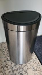 Brabantia prullenbak Touch bin, Huis en Inrichting, Woonaccessoires | Prullenbakken, Ophalen, Rvs