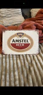 amstel bier reclamebord, Verzamelen, Biermerken, Ophalen of Verzenden