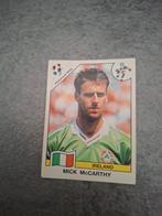 Panini sticker WK 90 Italia. Speler Mick McCarthy Ierland, Hobby en Vrije tijd, Verzenden, Zo goed als nieuw, Sticker