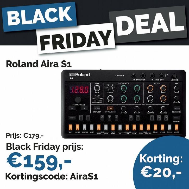 Roland Aira Compact S-1 Tweak Synth, Muziek en Instrumenten, Synthesizers, Nieuw, Overige aantallen, Roland, Met midi-aansluiting