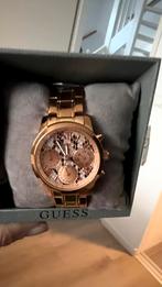 Gouden Guess Polshorloge, Sieraden, Tassen en Uiterlijk, Overige merken, Staal, Polshorloge, Ophalen of Verzenden
