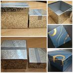 SET cadeau dozen verpakking kubus bruiloft verjaar kerst, Ophalen of Verzenden