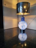 Vloerlamp tafellamp vintage retro glas chroom italiaans, Ophalen, Vintage, Retro, Spage age, Zo goed als nieuw, Glas