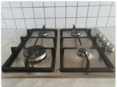 Z.G.O.H. Siemens RVS 4 Pits Inbouw Gaskookplaat, Witgoed en Apparatuur, Kookplaten, Gebruikt, Inbouw, Gas, 4 kookzones, Ophalen