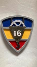 KNIL/KL 16e Leger Technische Dienst, Verzamelen, Ophalen of Verzenden, Landmacht, Nederland, Embleem of Badge