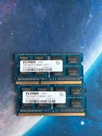 2x 2GB DDR3 Laptop Geheugen, Computers en Software, RAM geheugen, Gebruikt, DDR3, Ophalen of Verzenden, 2 GB
