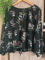 Norah Tuniek Maat 38 - Donkergroen met Bloemen, Maat 38/40 (M), Ophalen of Verzenden, Zo goed als nieuw, Norah