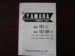 Yamaha FS1 FS1- DX 1977 parts list onderdelen boekje, Fietsen en Brommers, Gebruikt, Ophalen of Verzenden