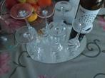 6 kristallen wijnglazen  gaaf!ooit via AH verkregen., Antiek en Kunst, Ophalen of Verzenden