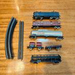 Jouef treinset, locomotief met 5 wagonnetjes, Gelijkstroom, Jouef, Ophalen of Verzenden, Analoog