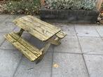 Houten Kinderpicknicktafel, Tuin en Terras, Picknicktafels, Kinderpicknicktafel, Gebruikt, Ophalen of Verzenden, Rechthoekig