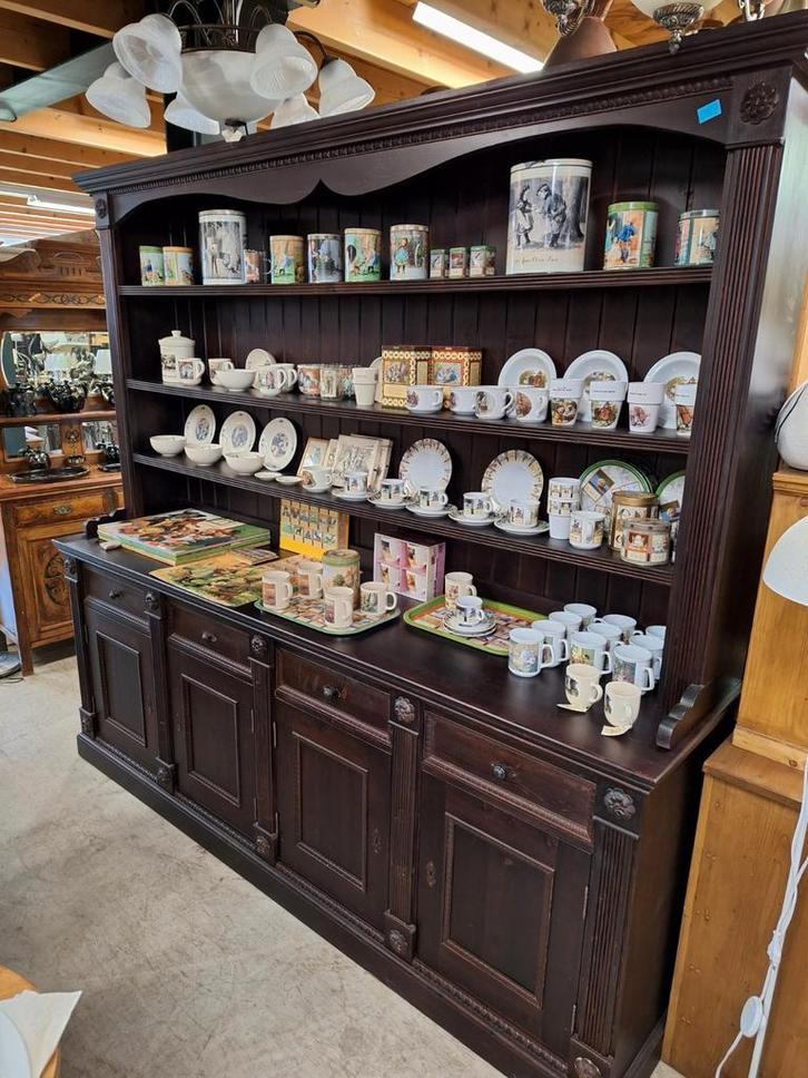 Antiek kleingoed en decoratie beeld servies klok lepeldoos, Antiek en Kunst, Antiek | Woonaccessoires, Ophalen of Verzenden