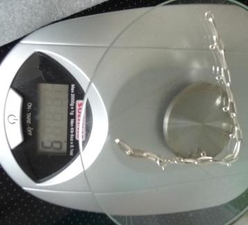ZILVER KINDER BEDEL ARMBANDJE ZONDER BEDELS 16 CM MET VERLEN beschikbaar voor biedingen