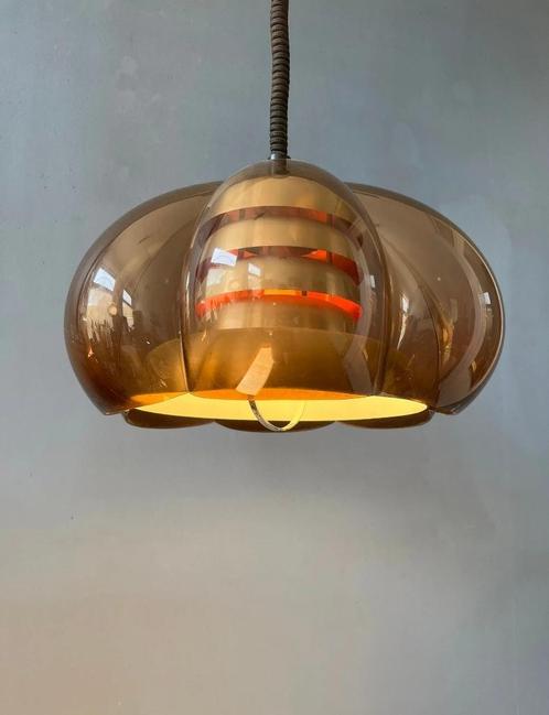 Herda Flower hanglamp, Huis en Inrichting, Lampen | Hanglampen, Gebruikt, 75 cm of meer, Kunststof, Ophalen of Verzenden