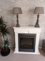 Te Koop Schouw met elektr. haard m FABER en Dimplex haardje., Huis en Inrichting, Haarden, Ophalen, Zo goed als nieuw, Inzethaard