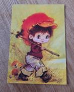 Jongetje met oranje pet en hengel gaat vissen, Verzenden, 1940 tot 1960, Gelopen, Kinderen