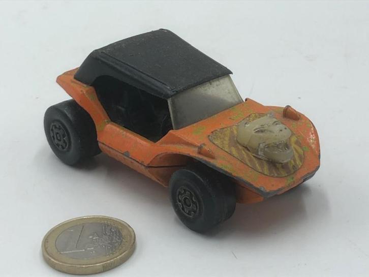 Sand Cat Oranje, Matchbox SpeedKings by Lesney, Hobby en Vrije tijd, Modelauto's | 1:43, Gebruikt, Auto, Matchbox, Ophalen of Verzenden