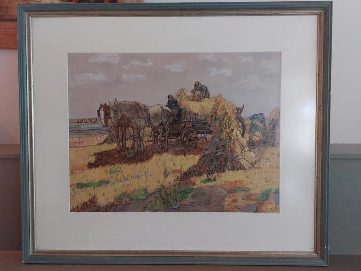 Werk naar Willem van Noordwijk (F. van Os, 1949), Antiek en Kunst, Kunst | Tekeningen en Foto's, Ophalen of Verzenden