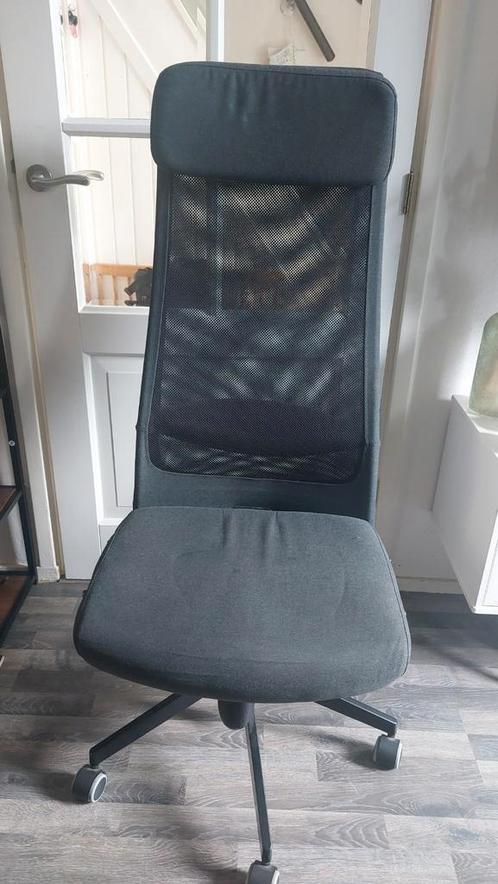IKEA Marcus stoel, Huis en Inrichting, Bureaustoelen, Gebruikt, Bureaustoel, Zwart, Ophalen