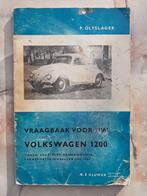 VRAAGBAAK voor uw VOLKSWAGEN 1200 Piet Olyslager 1961-1964, Auto diversen, Handleidingen en Instructieboekjes, Ophalen of Verzenden