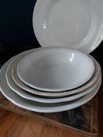 4 oude schalen van sociètè cèramique Maestricht, Antiek en Kunst, Antiek | Schalen, Ophalen of Verzenden