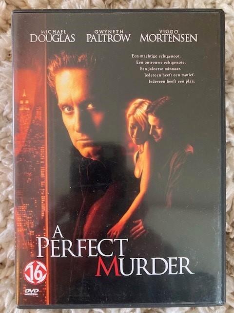 DVD ‘A perfect murder’ met o.a. Michael Douglas, Cd's en Dvd's, Dvd's | Thrillers en Misdaad, Gebruikt, Maffia en Misdaad, Vanaf 16 jaar