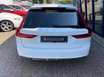 Volvo V90 2.0 T4 Inscription LEER / NAVI / TREKHAAK, Auto's, Zwart, 1969 cc, Wit, 5 stoelen