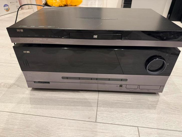 Harman Kardon AVR 138 + DVD speler, Audio, Tv en Foto, Home Cinema-sets, Gebruikt, Dvd-speler, Overige systemen, 70 watt of meer