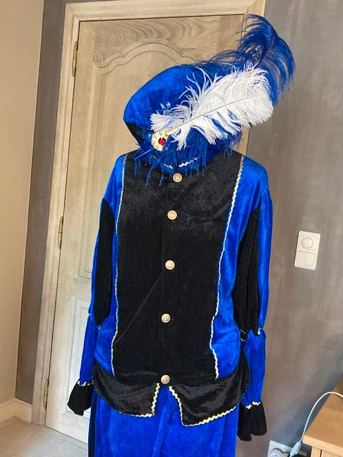 Mooi Blauw zwart pietenpak, Diversen, Sinterklaas, Ophalen of Verzenden