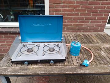 campingaz 200s kit in gebruikte staat + lege gasfles beschikbaar voor biedingen