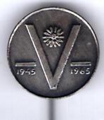 20 jaar vrede 1945 - 165 zilverkleurig speldje ( K_049 ), Verzamelen, Speldjes, Pins en Buttons, Verzenden, Nieuw, Stad of Land