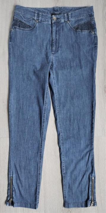 EVA KAYAN Blauwe, Soepele Stretch-Jeans maat 38=36/38 beschikbaar voor biedingen