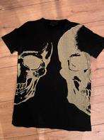 T-Shirt merk Philipp Plein, Kleding | Heren, T-shirts, Ophalen, Zo goed als nieuw, Zwart