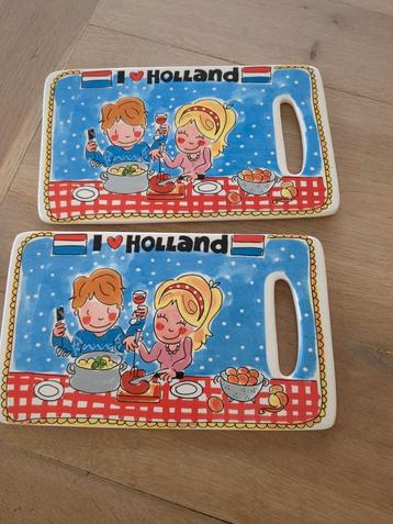 2x Nieuwe Blond Amsterdam I love Holland snijplankjes