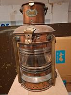 Antieke scheepslamp, Verzamelen, Scheepvaart, Ophalen, Zo goed als nieuw, Motorboot of Zeilboot