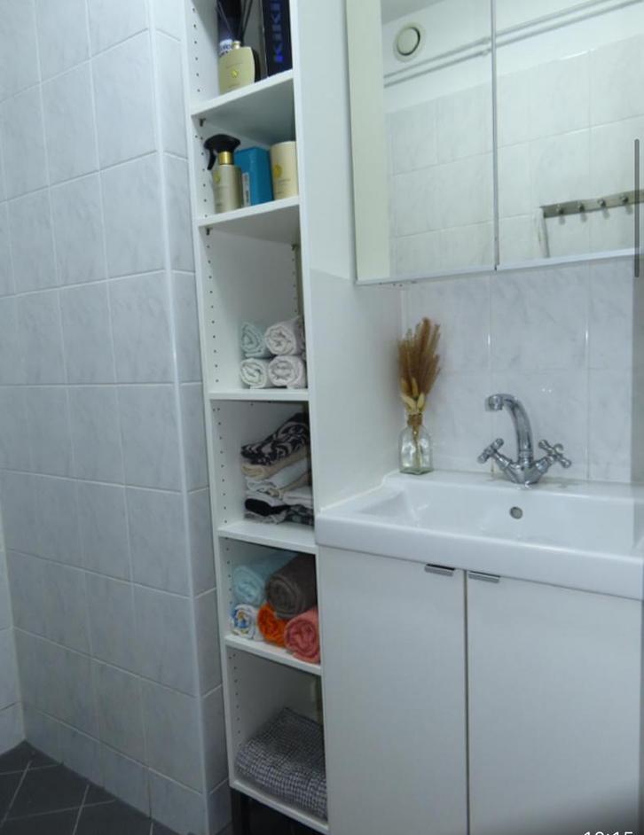 Badkamer Meubel Set - Wastafel, Spiegel & Kast, Huis en Inrichting, Badkamer | Badkamermeubels, Gebruikt, (Half)hoge kast, 150 tot 200 cm