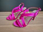 Fuchsia pumps sandalettes maat 37, Kleding | Dames, Schoenen, Ophalen of Verzenden, Roze, Zo goed als nieuw, Pumps