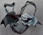 gothic zwart leren rugtas vleermuis met vleugels nieuw (k), Ophalen of Verzenden, Nieuw, 25 tot 40 cm