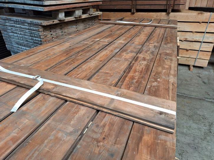 Vele partijen  sloophout  planken  vloerdelen  dakbeschot, Doe-het-zelf en Verbouw, Hout en Planken, Gebruikt, Plank, 300 cm of meer